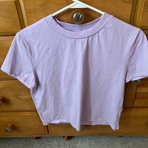 A purple t-shirt